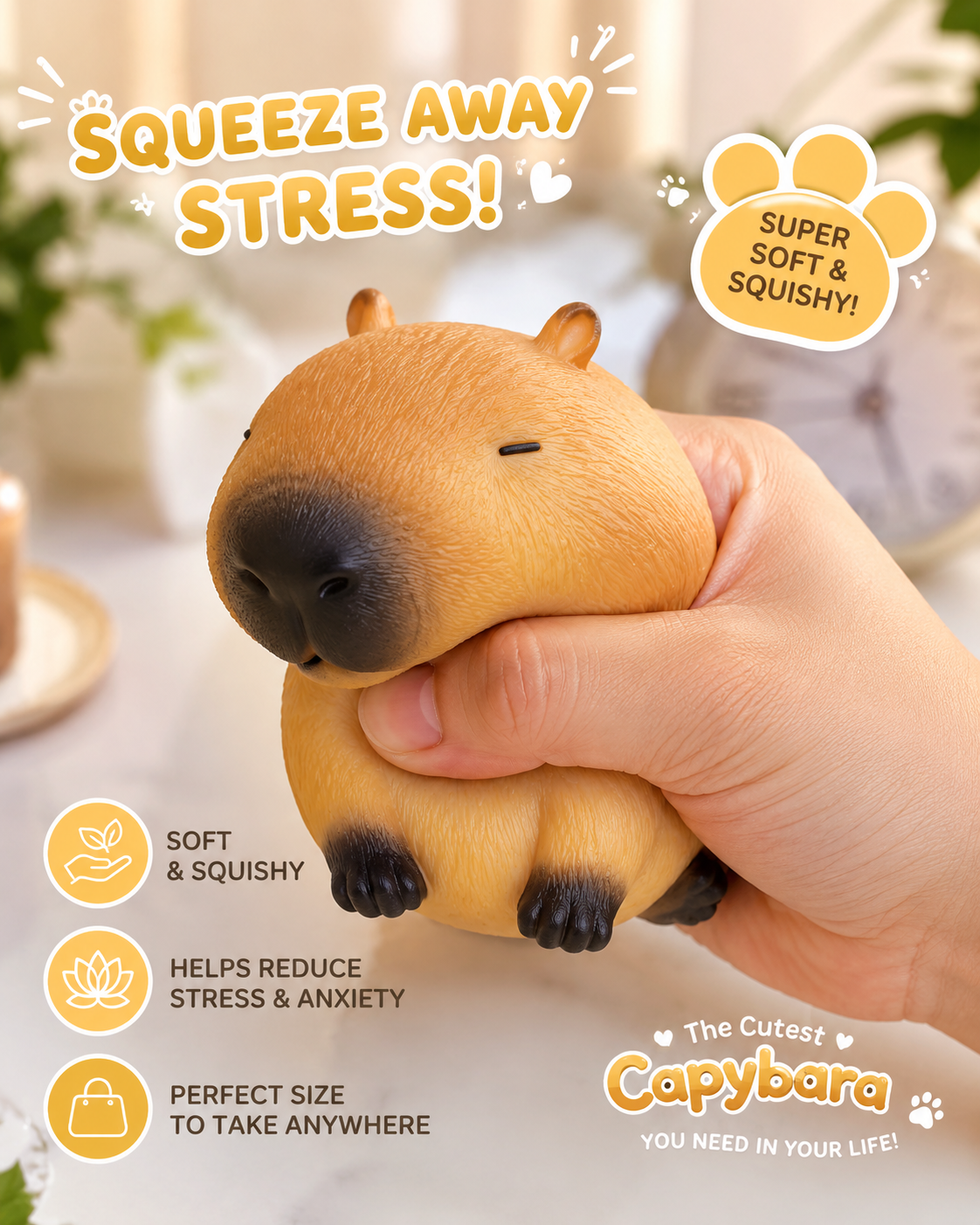 The Pocket Capybara™ Squishy ⭐️