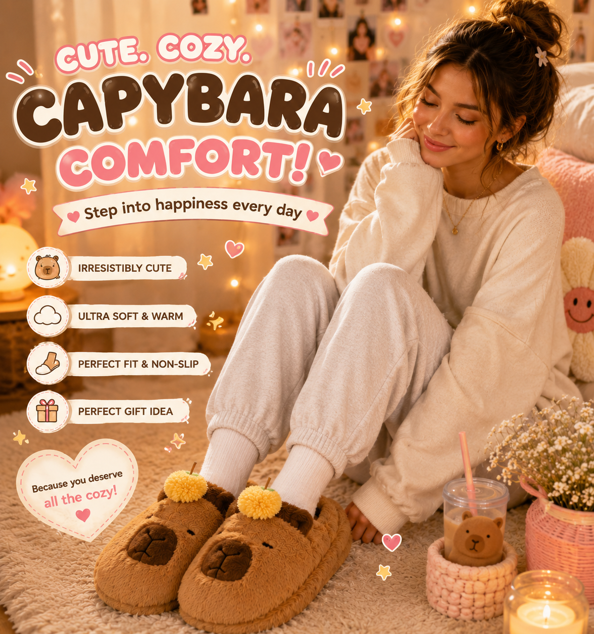 The Capybara™ Cozy Slippers ⭐