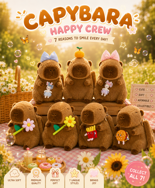 Cozy Capybara™ Plush Backpack Collection